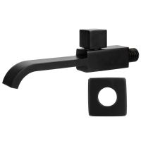 【YP】 G1/2 Wall Mounted Basin Sink Faucet Cold Mop Accessories Matte