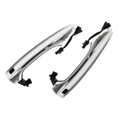 1Pair Inductive Handle Assy 82651-F2200 82651-F2210 Replacement Parts Accessories for Hyundai Elantra 2017-2020 Outside Door Pull Handle Have Button