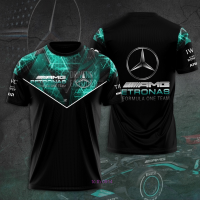 New！Mercedes Petronas F1 2023！Racing 3D Print Summer Fashion Mens T-shirt High quality products （Freeprinting of names）