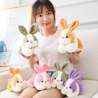 TongZhe*Simulation Rabbit Plush Doll Stuffed Cute Real Life Animal Bunny Plush Toys Home Decor Cartoon Kids Gift 22cm