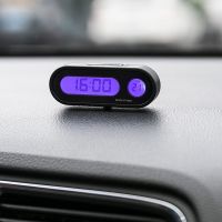 Upgraded Car Clock Car Digital Clock with Thermometer Mini Vehicle Dashboard Clock Interior Decor Dashboard Ornament TOP quality