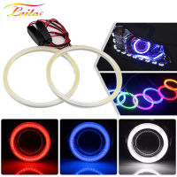 2x Super Bright Halo Rings COB LED Angel Eyes Headlight 60mm 70mm 80mm 90mm 100mm 110mm 120mm Car Motorcycle DRL Light Bulb Lamp