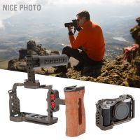 Nice photo Metal Camera Cage Multifunctional Top Handle Grip with Side Set for Sony A7C