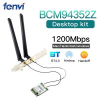 BCM94352Z ไร้สายดูอัลแบนด์ชุด M.2ตั้งโต๊ะการ์ด WIFI NGFF 1200M 5G/2.4G 802.11Ac บลูทูธ4.0อะแด็ปเตอร์ Wlan DW1560