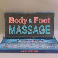 ป้ายไฟ Body &amp; Foot MASSAGE ป้ายไฟLED หลอดไฟLED ประหยัดไฟ เพิ่มเอกลักษณ์สีสัน สวยงาม ตกแต่ง