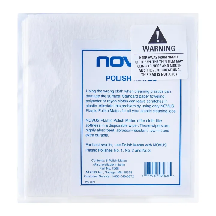 NOVUS Plastic Polish with Polish Mates Pack