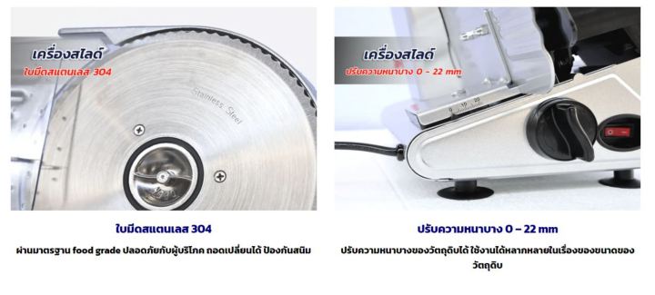 kitchenmall-เครื่องสไลด์เนื้อ-เครื่องสไลด์หมู-กึ่งอัตโนมัติ-รุ่นเล็ก-az-mini-ผ่อน-0