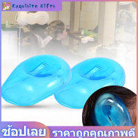 【ลดราคา】2 Ear Cover Shield ชิ้น Blue ฝาครอบหูป้องกันการเกิดคราบที่หุ้มพลาสติกที่ปิดหูป้องกันจาก DYE