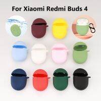 For Xiaomi Redmi Buds 4 Charging Box Holder Earbuds Cover Lightweight Waterproof Soft Silicone Case Headset Anti-lost Wireless Earbud Cases