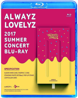 Lovelyz summer concert alwayz 2017 Concert (double disc Blu ray BD50)