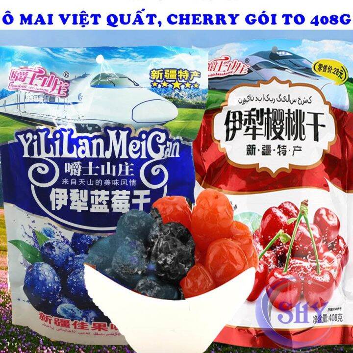 Gói 408G Kẹo Ô Mai Cherry & Việt Quất Siêu Ngon | Lazada.vn