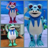 อะนิเมะ Lonely Frog Salute FrogYour ยืนสวยท่าทางแฟชั่น Handmade รูปของเล่นสำหรับเด็กวันเกิดคริสต์มาส Gift