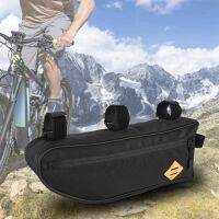 【ของต้องซื้อ】Cycling Under Seat Pouch ขนาดใหญ่กันน้ำจักรยานสามเหลี่ยมกรอบกระเป๋าด้านหน้าท่อบนขี่จักรยานภายใต้ที่นั่งกระเป๋า