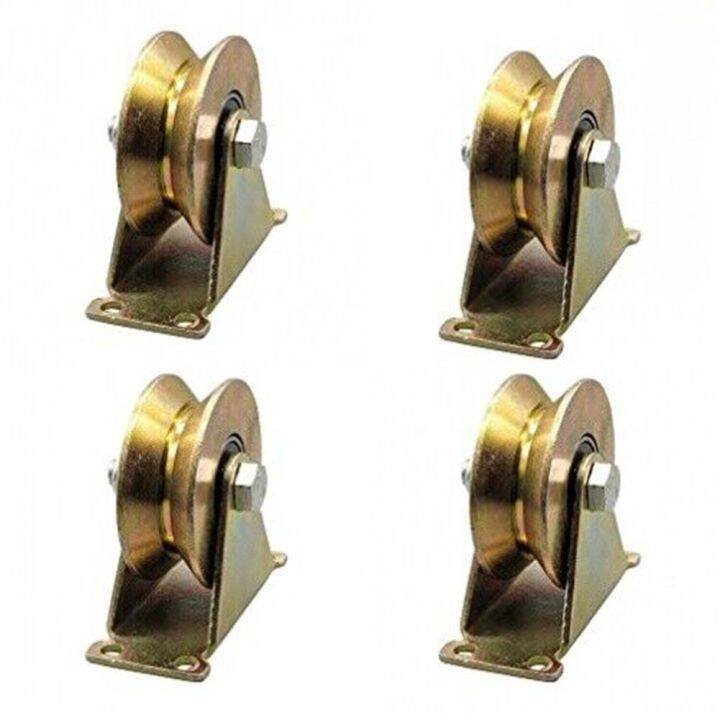VGrooved Wheel Heavy Duty Rigid Casters For Inverted Track Sliding