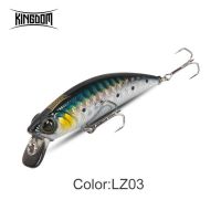 Kingdom Micro Fly Minnow เหยื่อตกปลาสั่น Sinking Wobbler 45มม. 60มม. เงียบ2ประเภทเหยื่อ Hard ประดิษฐ์ Trolling Lure