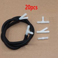 【CW】 20pcs / It is suitable for auto wiper nozzle hose rubber pipe joint oblique tee butt plastic link clip