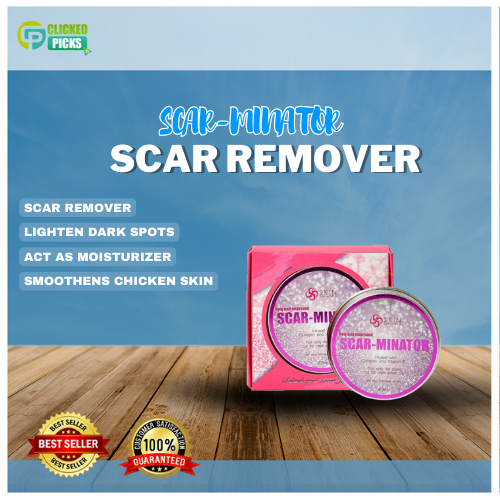AUTHENTIC SCARMINATOR SCAR REMOVER/ PERFECT REMEDY FOR ALLERGIES