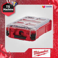 MILWAUKEE 48-22-8435 PACKOUT กล่องจัดแยกของกล่องใส่เครื่องมือแบบกระทัดรัด กล่องใสครึ่งใบหนา