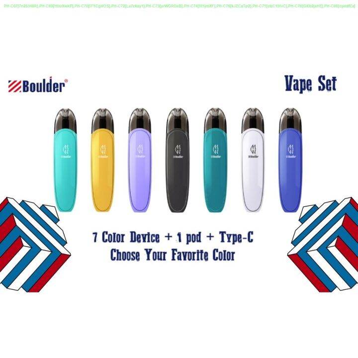 COD VAPE Set READY STOCK Boulder Vape Ecig Original Smart Vape Pen Vape