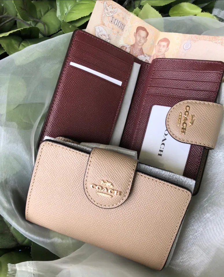 Buy Free Shipping [Coach] COACH Wallet (Folded Wallet) F06390 6390  Waterfall Cross Grain Leather Medium Corner Zip Wallet Ladies [Outlet]  [Brand] [Parallel Import] from Japan - Buy authentic Plus exclusive items  from