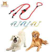 BP【Fast Delivery】Pet Safety Traction Rope Strong Polyester Double Dog Leash ผลิตภัณฑ์สำหรับสัตว์เลี้ยงสำหรับการฝึกเดินCOD【cod】