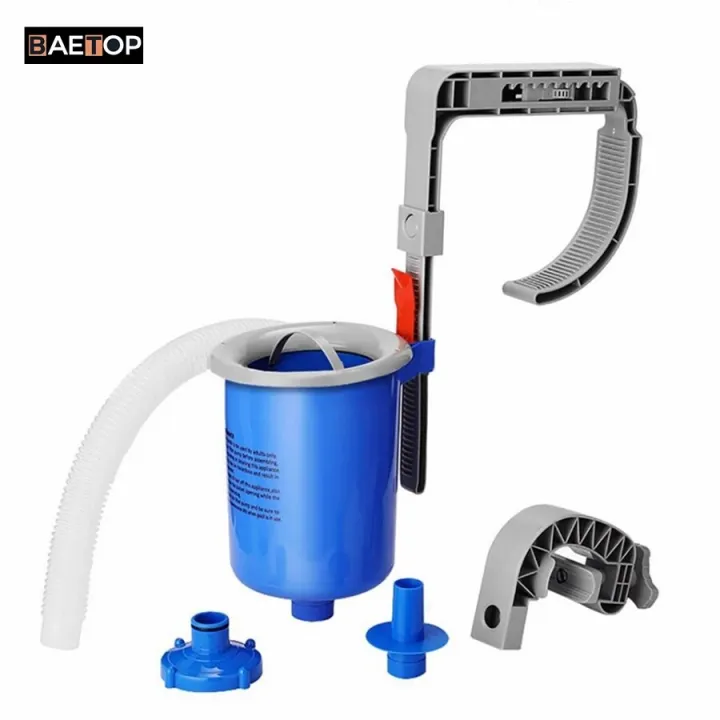 Upgrade Automatic Swimming Pool Surface Skimmer Wall Mount Cleaner For