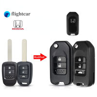 สำหรับ Honda Fit Marina Wisdom XRV CITY Flip พับ Retrofit Remote Key Case 2/3ปุ่ม47มม. ใบมีด