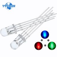 10PCS 10mm RGB LED Diode Kit Common Cathode 4Pin Bright Bulb Lamps Electronics Components Indicator Light Emitting Diodes