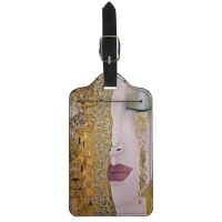 【DT】 hot  Twoheartsgirl Oil Painting Tears Pattern Luggage Tag for Traveling Resealable Suitcase Identifier Label Baggage Consignment Card