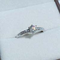 Moissanite 925 Silver fashion design strong fire colordiamond high hardness 05ct stone