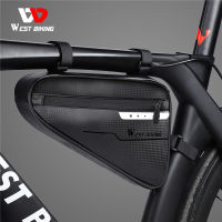 WEST BIKING Waterproof MTB Road Bike Bicycle Bag Triangle Bag Cycling Frame Tube Front Bags Repair Tools Pouch Bike Accessories