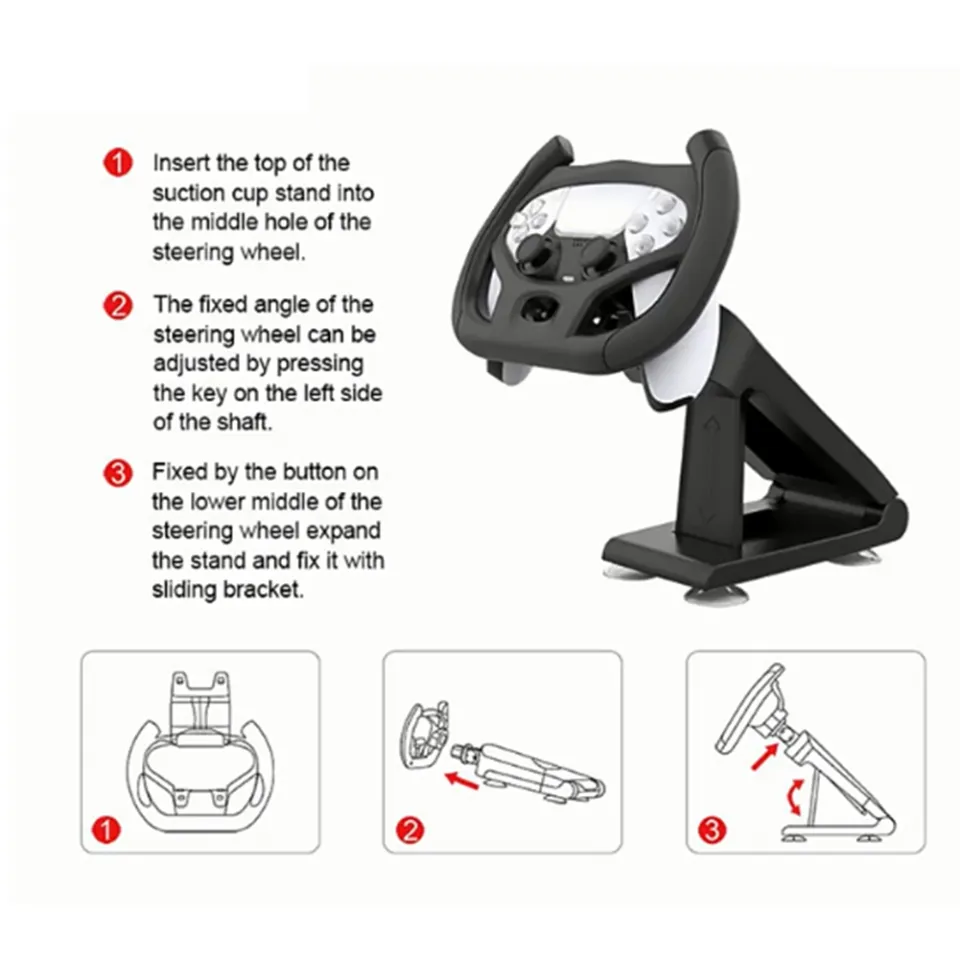 Multi Axis Steering Wheel Stand Steering Wheel Plastic Steering