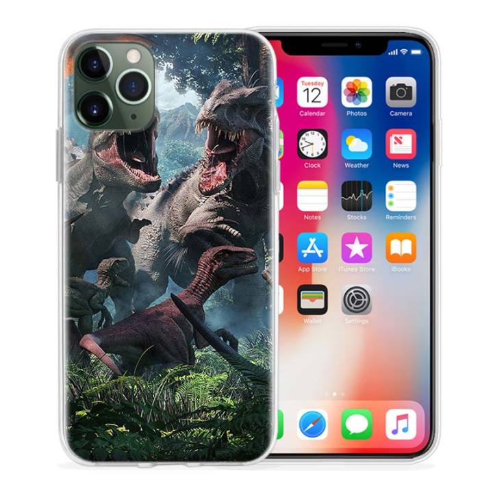 สินค้าใหม่ในสต็อก-โลกจูราสสิสวนกรณีสำหรับ-apple-iphone-14-13-12มินิ11-pro-xs-max-xr-x-7-8-6-6วินาทีบวกซิลิคอน-f-unda-ปกโทรศัพท์-c-oque-carcasa