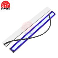 COB Bilah Lampu LED 17CM Lampu Lari Siang Hari Tahan Air Universal Lampu Mobil Z2 Lampu Eksternal Hiasan Mobil Otomatis Strip Lampu DRL