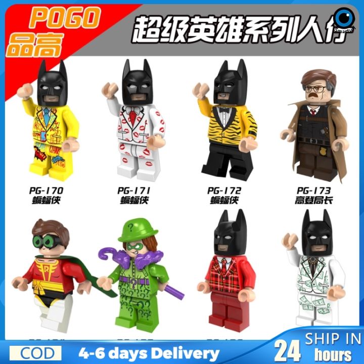 batman-riddler-หุ่นจิ๋วโรบินซูเปอร์ฮีโร่บล็อกตัวต่อ-kids-toys-pg8046