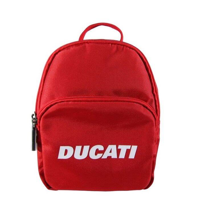 ducati-กระเป๋าเป้เล็กขนาด-8-นิ้ว-ลิขสิทธิ์แท้ดูคาติ-size-20x15x8-cm-สีแดง-dct49-157