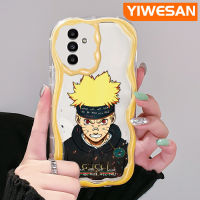 YIWESAN เคสปลอกสำหรับ Samsung กาแลคซี A04s A13 5G ลายอนิเมะเลือดเย็นสีสันสดใสเคสเคสโทรศัพท์โปร่งใสซิลิโคนนิ่มกันกระแทกแบบใส