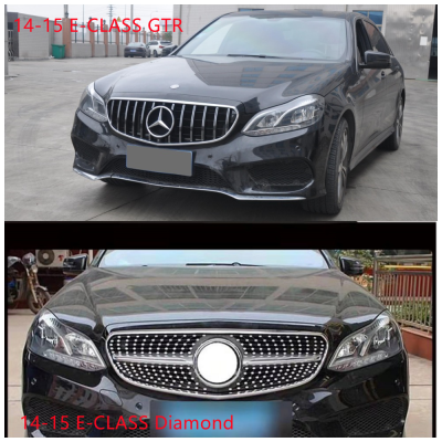 JN เหมาะสำหรับ Mercedes-Benz E-Class W212ดัดแปลง GTR Diamond AMG 2014 2015 2016 4ประตูกระจังหน้า