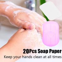 Simple Hand Washing Bath Soap Paper Travel Outdoor Paper Flower Paper Soap Soap Portable Soap Soap L8K2