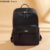 ZHONGMI Store Backpack2022เป้สะพายหลังผ้าอ๊อกซ์ฟอร์ดแฟชั่นใหม่กระเป๋าเป้คอมพิวเตอร์สะพายหลังสำหรับธุรกิจกระเป๋านักเรียนนักเรียนเรียบง่าย