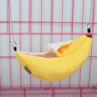 Banana Hamster Rat Hammock Cage House Nest  Hamster Small Animal Hammock Warm House Pet Bed