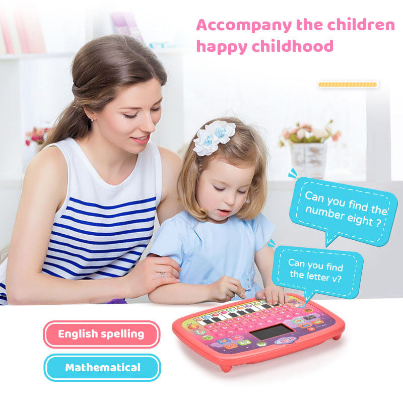 Education Toys Learning Machine Tablet with LED Screen Learning Laptop Toys Alphabet Piano Toy Tablet Main Bayi