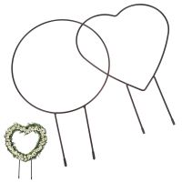 【hot】♞∋☜  Garden Support Frame Wire Metal Wreath Round Holder  Climbing Iron