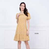 VERONIQA Dress AM-D1079 by AMILA อังโกร่า แขนสั้น IGPU22-12