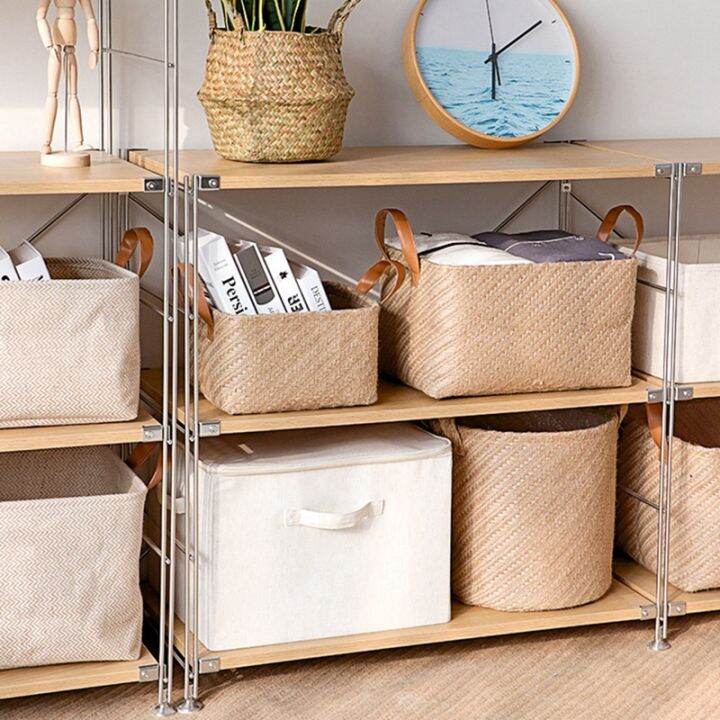 woven-storag-basket-foldable-clothes-organizer-basket-with-handle-closet-organzier-washable-home-storage-organizser