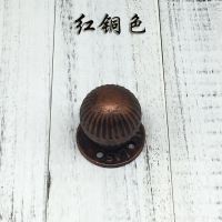 ✒❀ Round Ball Vintage Iron Wooden Door Knob Pull Handle Entry Gate Garden