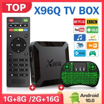 Android 10 X96Q TV Box 2GB 16GB Allwinner H313 Quad Core 4K Smart TV BOX  Wifi X96 1GB 8GBSet Top Box