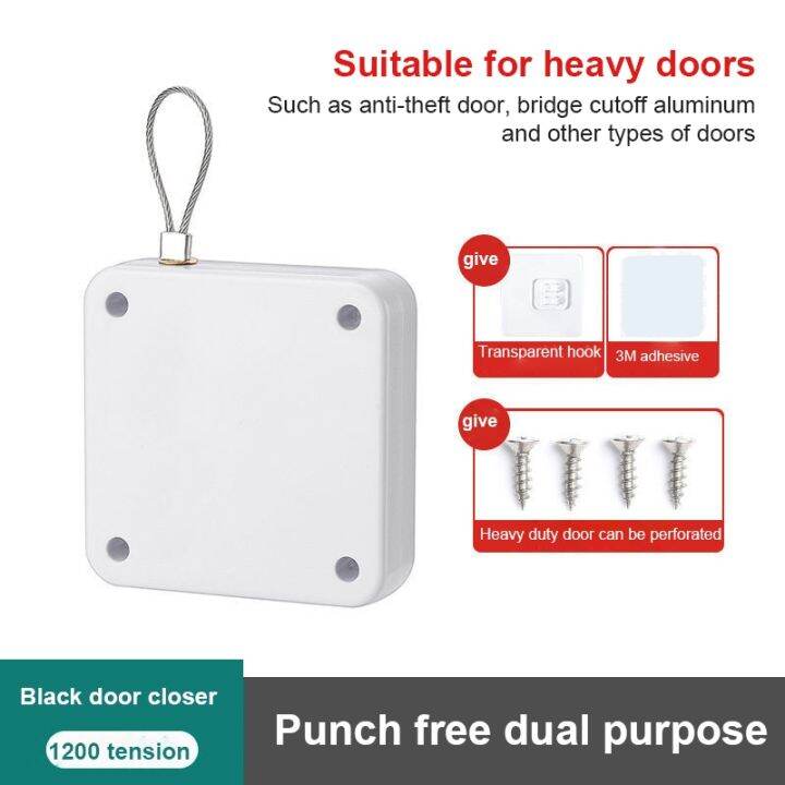 multifunctional-punch-free-automatic-sensor-door-closer-self-closing-with-drawstring-adjustable-slow-close-hinge-all-home-doors