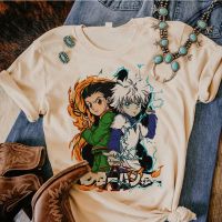 เสื้อยืดลายฮันเตอร์ X ฮันเตอร์ Killua สำหรับผู้หญิงเสื้อยืดกราฟิกเด็กผู้หญิงเสื้อผ้าแนวสตรีท2000S