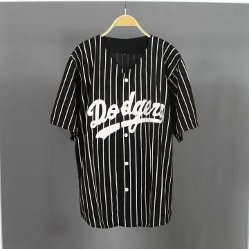 BAJU BASEBALL JERSEY BASEBALL PRIA WANITA dodgers hitam